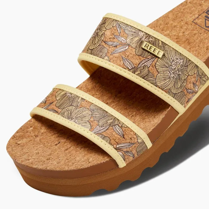 Women Reef Sandals Cushion Vista Hi Banana Cork Women Reef Sandals Cushion Vista Hi Banana Cork