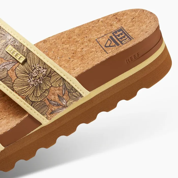Women Reef Sandals Cushion Vista Hi Banana Cork Women Reef Sandals Cushion Vista Hi Banana Cork