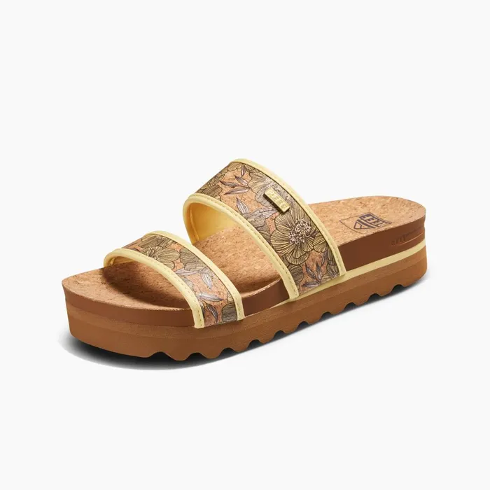 Women Reef Sandals Cushion Vista Hi Banana Cork Women Reef Sandals Cushion Vista Hi Banana Cork
