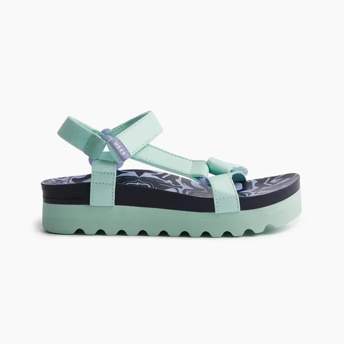 Women Reef Sandals Rem Hi X Sanctuary Cosmic Green