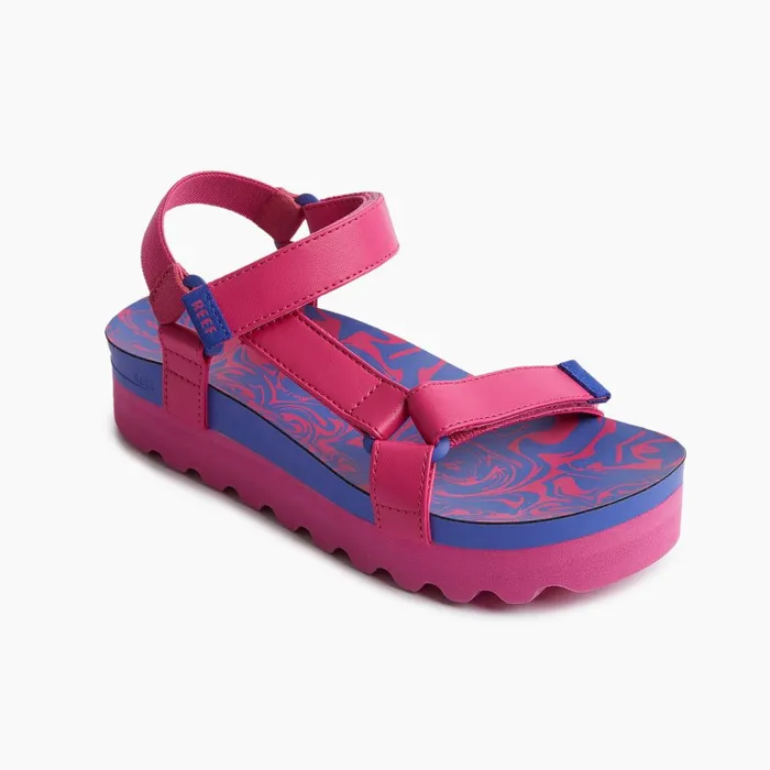 Women Reef Sandals Rem Hi X Sanctuary Pink Aura Women Reef Sandals Rem Hi X Sanctuary Pink Aura