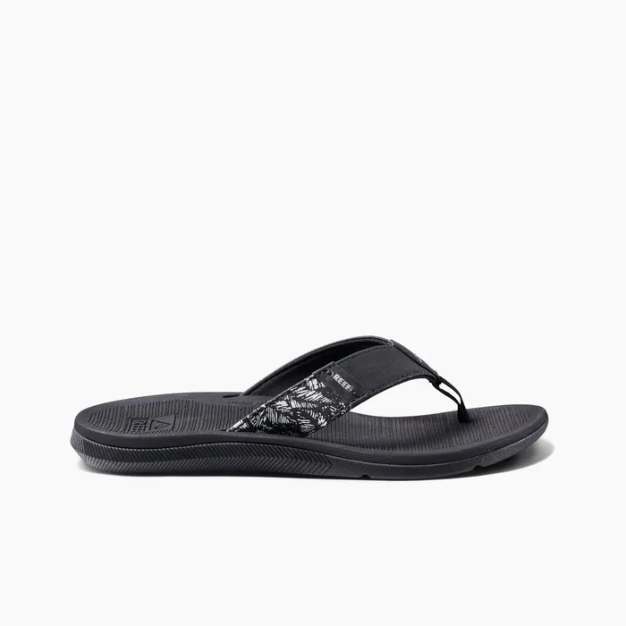 Women Reef Sandals Santa Ana Blackwhite