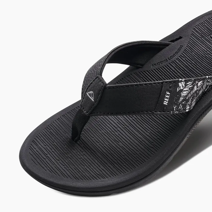 Women Reef Sandals Santa Ana Blackwhite Women Reef Sandals Santa Ana Blackwhite