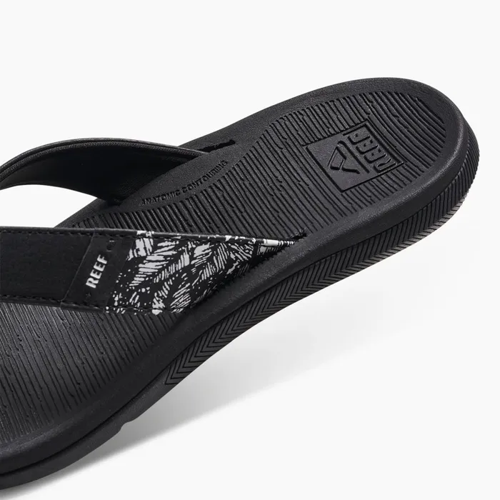 Women Reef Sandals Santa Ana Blackwhite Women Reef Sandals Santa Ana Blackwhite