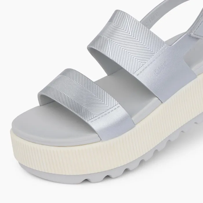 Women Reef Sandals Water Vista Higher Silver Women Reef Sandals Water Vista Higher Silver