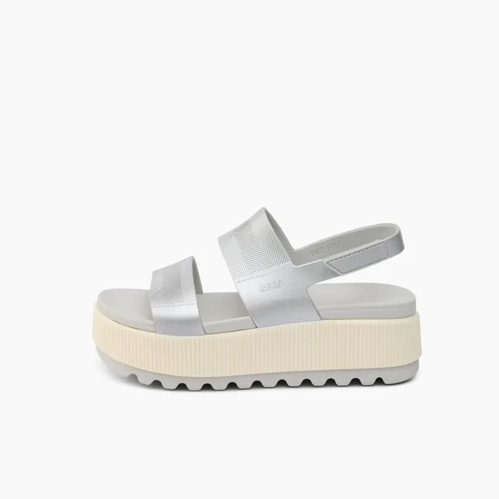 Women Reef Sandals Water Vista Higher Silver Women Reef Sandals Water Vista Higher Silver