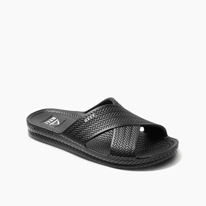 Women Reef Sandals Water X Slide Black Women Reef Sandals Water X Slide Black