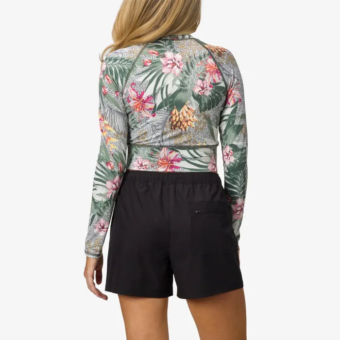 Women Reef Sets Crest Crop Long Sleeve Surf Shirt Upf 40 Wild Side Women Reef Sets Crest Crop Long Sleeve Surf Shirt Upf 40 Wild Side