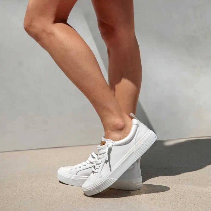 Women Reef Shoes Lay Day Dawn White Leather Women Reef Shoes Lay Day Dawn White Leather