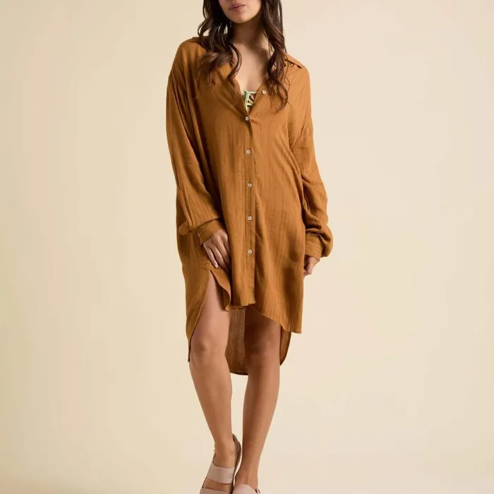 Women Reef TShirts Tanks and Dresses Beachy Shirt Dress Cathay Spice