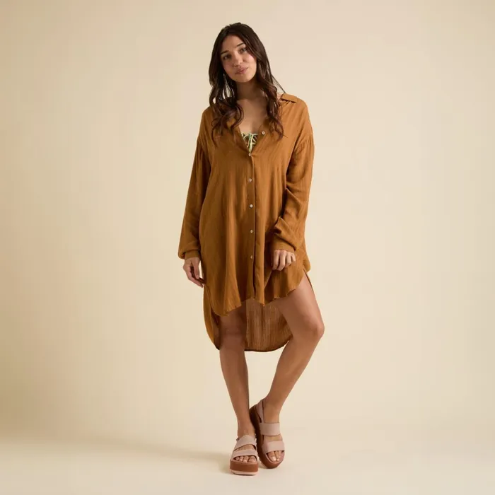 Women Reef TShirts Tanks and Dresses Beachy Shirt Dress Cathay Spice