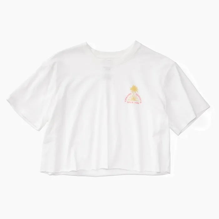 Women Reef TShirts Tanks and Dresses Crew Life Crop Tee Marshmallow Women Reef TShirts Tanks and Dresses Crew Life Crop Tee Marshmallow