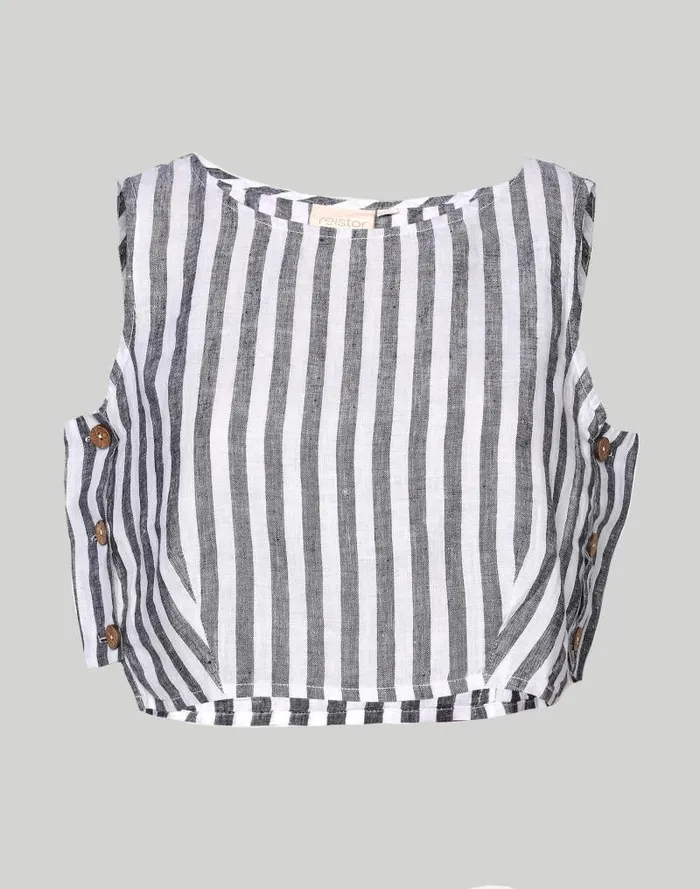 Women Reistor Boxy Crop Top White Madewell Tops and Shirts