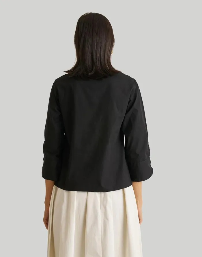 Women Reistor Front Twist Top Black Madewell Tops and Shirts