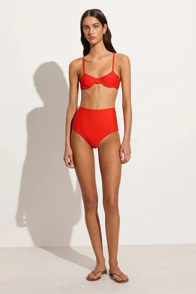 Women Reyes Bikini Bottoms Salsa 8211 Final Sale Faithfull The Brand Swim