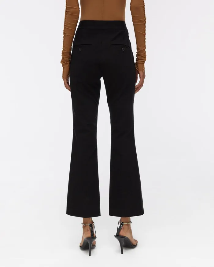 Women Rider Crop Pant Black Helmut Lang Pants