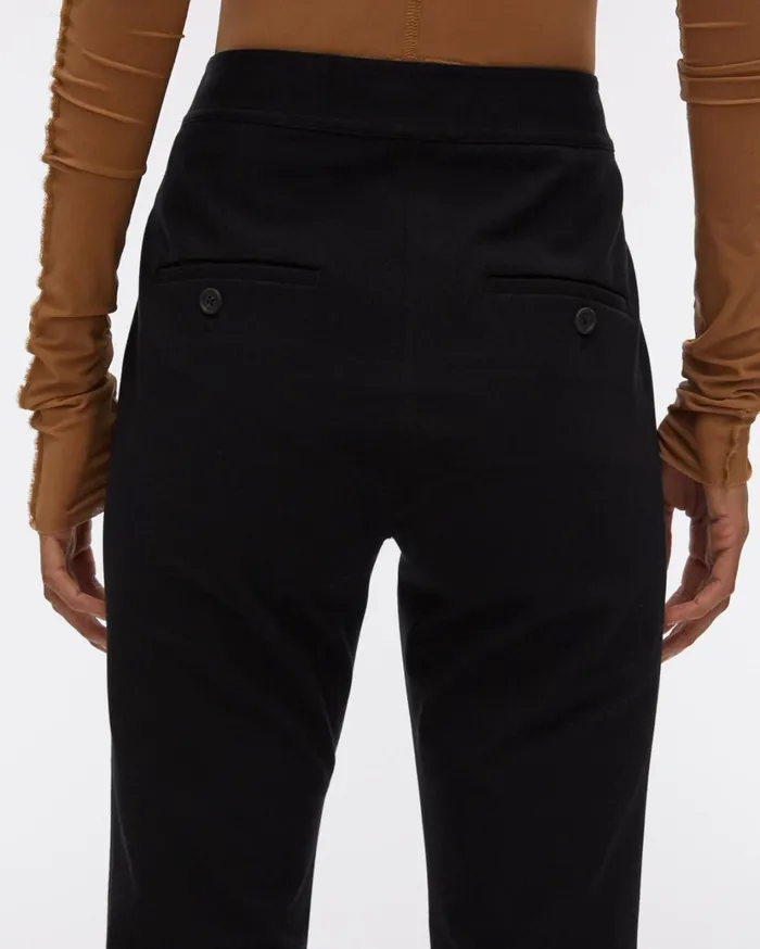 Women Rider Crop Pant Black Helmut Lang Pants