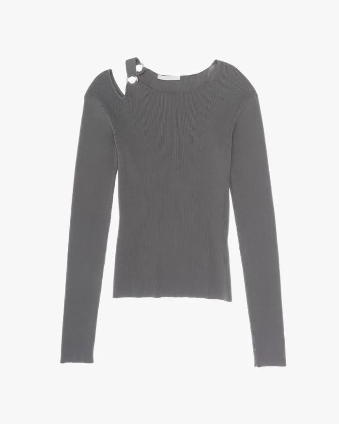 Women Ring Top Sartorial Steel Helmut Lang Tops