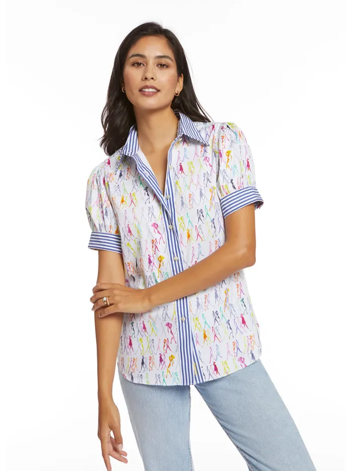 Women Robert Graham Tops ANGIE SHIRT WHITE