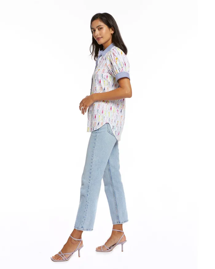 Women Robert Graham Tops ANGIE SHIRT WHITE