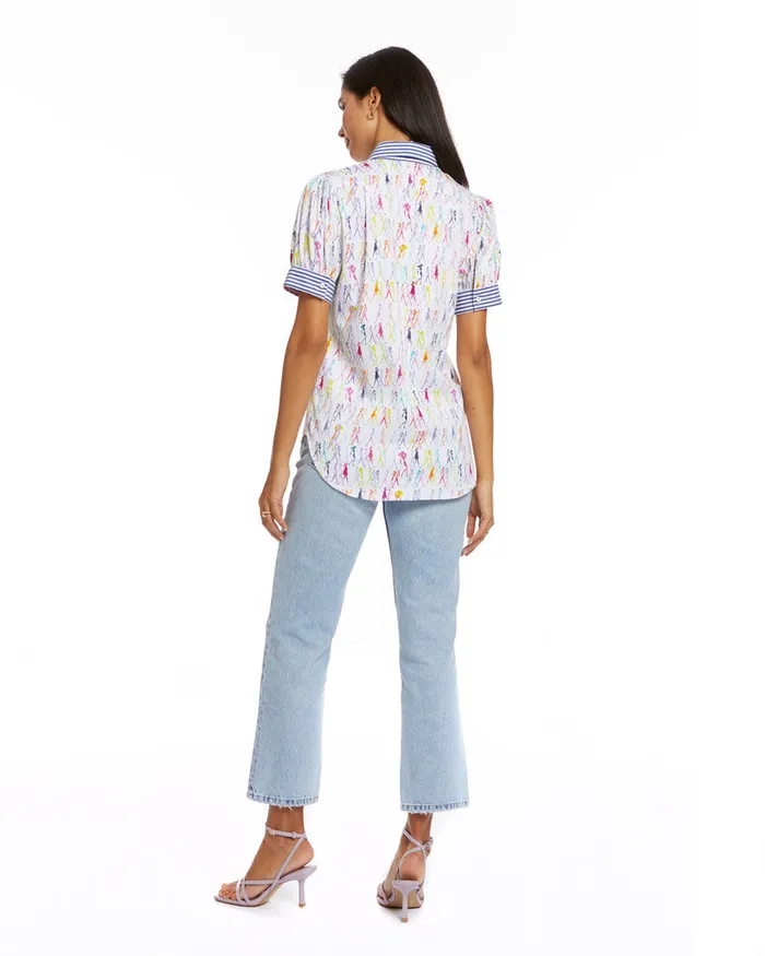 Women Robert Graham Tops ANGIE SHIRT WHITE
