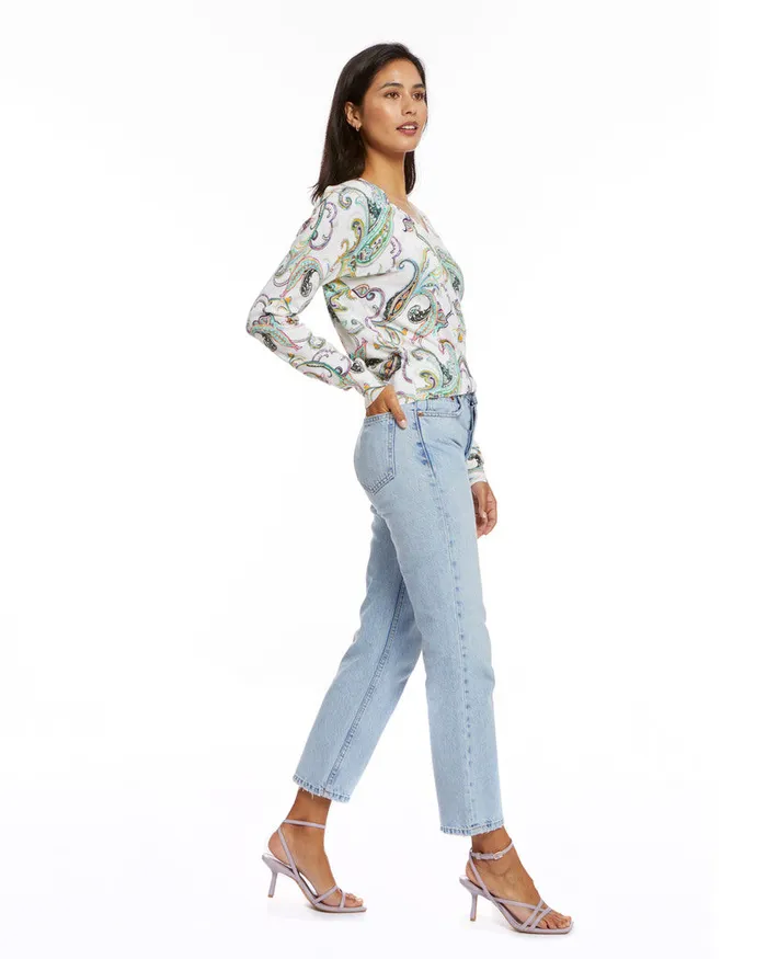 Women Robert Graham Tops EVELYN SWEATER WHITE