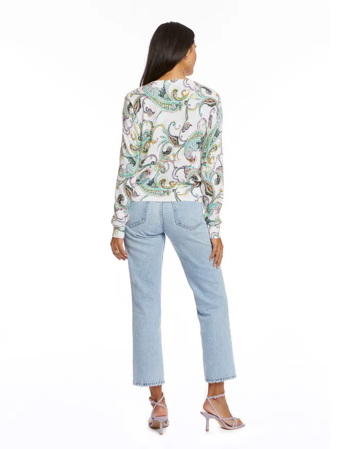 Women Robert Graham Tops EVELYN SWEATER WHITE