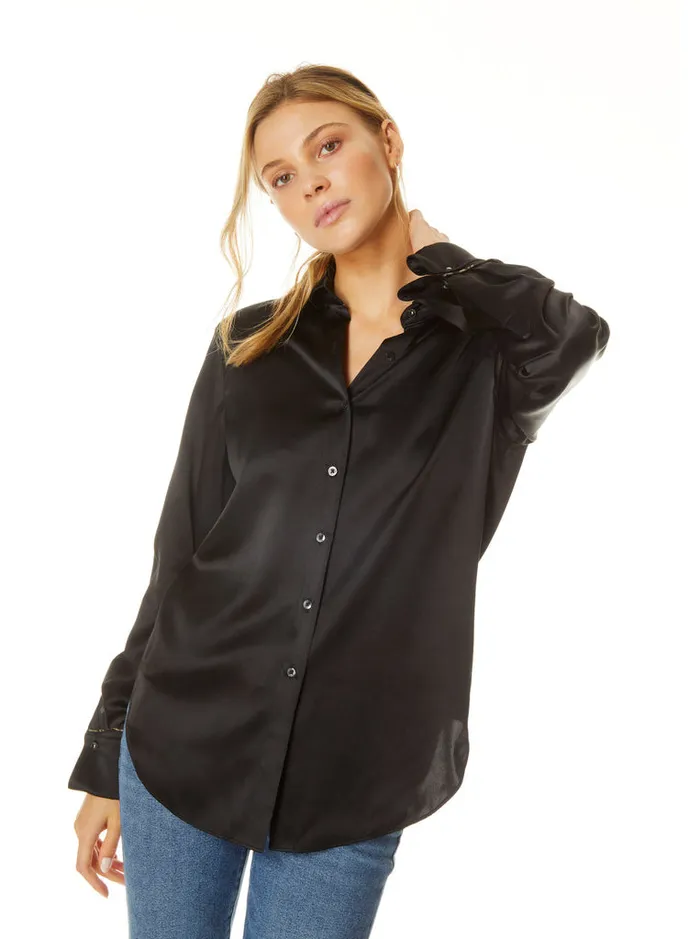 Women Robert Graham Tops GABRIELA SHIRT BLACK
