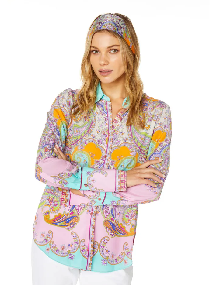 Women Robert Graham Tops GABRIELA SHIRT MULTI