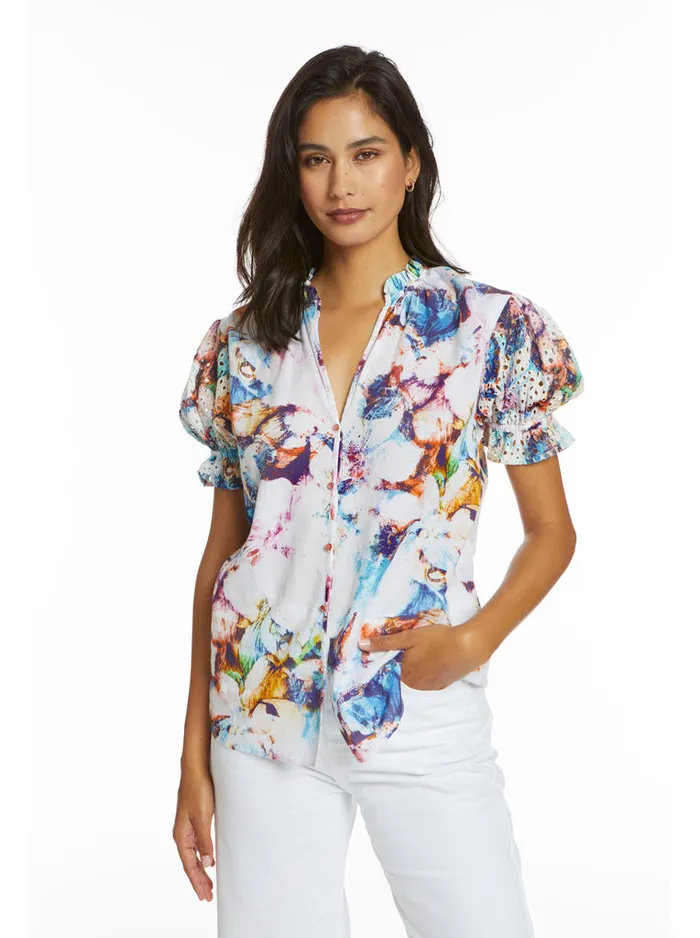 Women Robert Graham Tops MILA BLOUSE MULTI