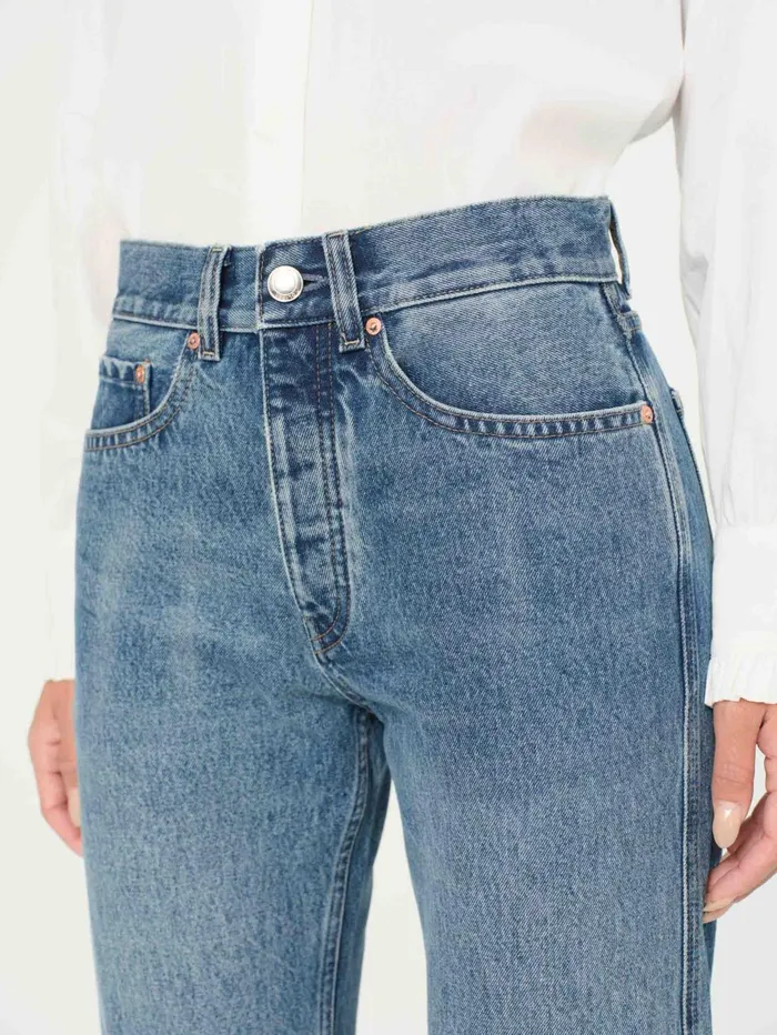 Women Romie Straight Mid Rise Jeans DL1961 Tall