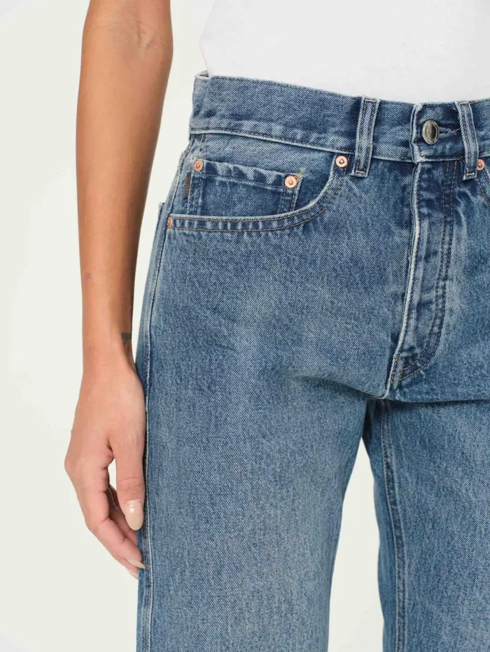 Women Romie Straight Mid Rise Jeans DL1961 Tall