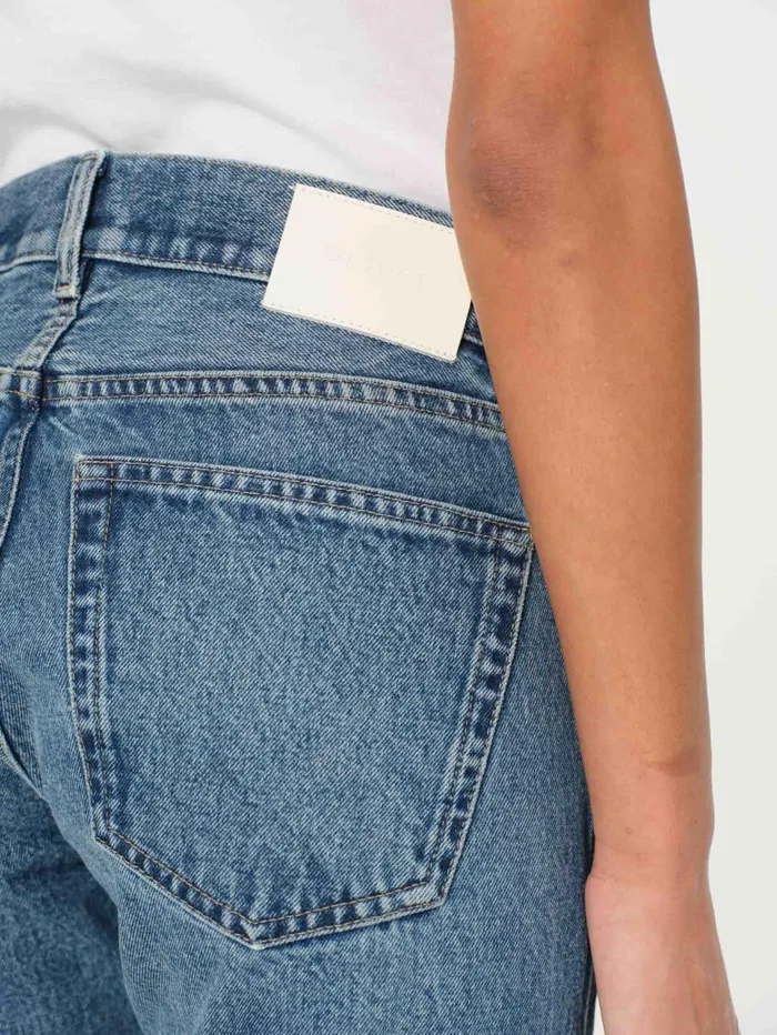 Women Romie Straight Mid Rise Jeans DL1961 Tall
