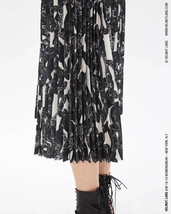 Women ROPEY SNAKE PRINT Clay Multi Helmut Lang Dresses and Skirts