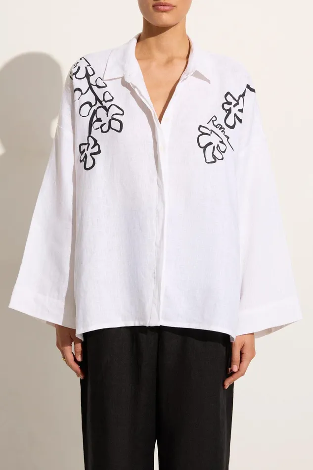 Women Rossa Shirt Roma Faithfull The Brand Tops Women Rossa Shirt Roma Faithfull The Brand Tops