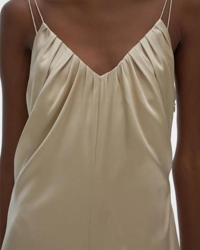 Women Ruched Dress Sea Pearl Helmut Lang Dresses
