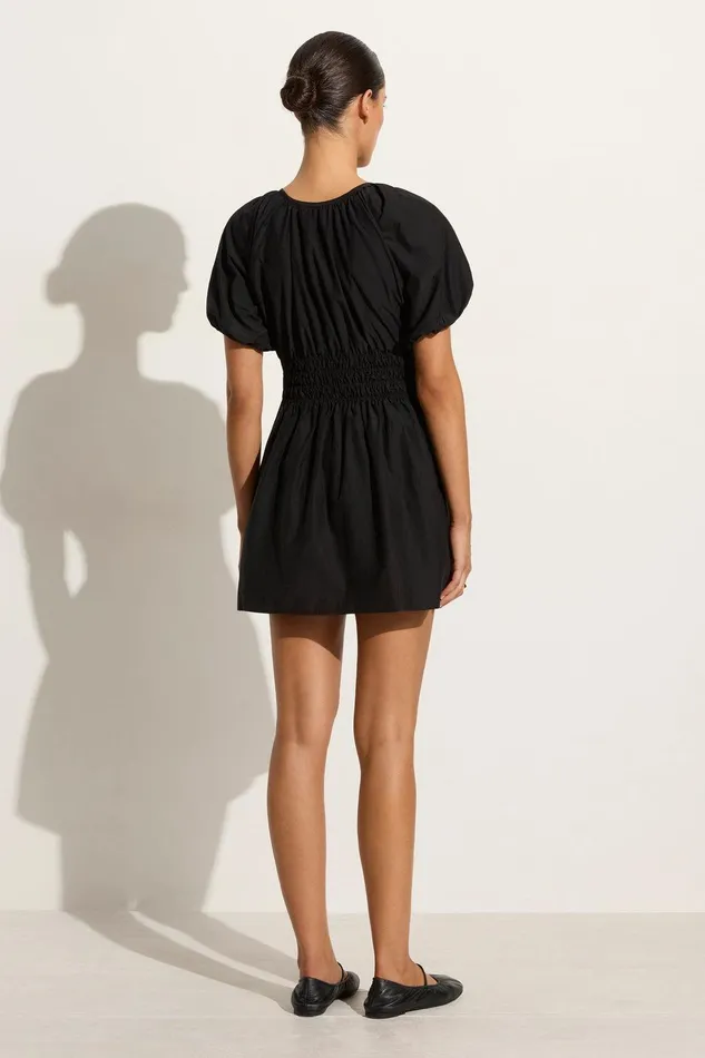 Women Salone Mini Dress Black Faithfull The Brand Dresses Women Salone Mini Dress Black Faithfull The Brand Dresses