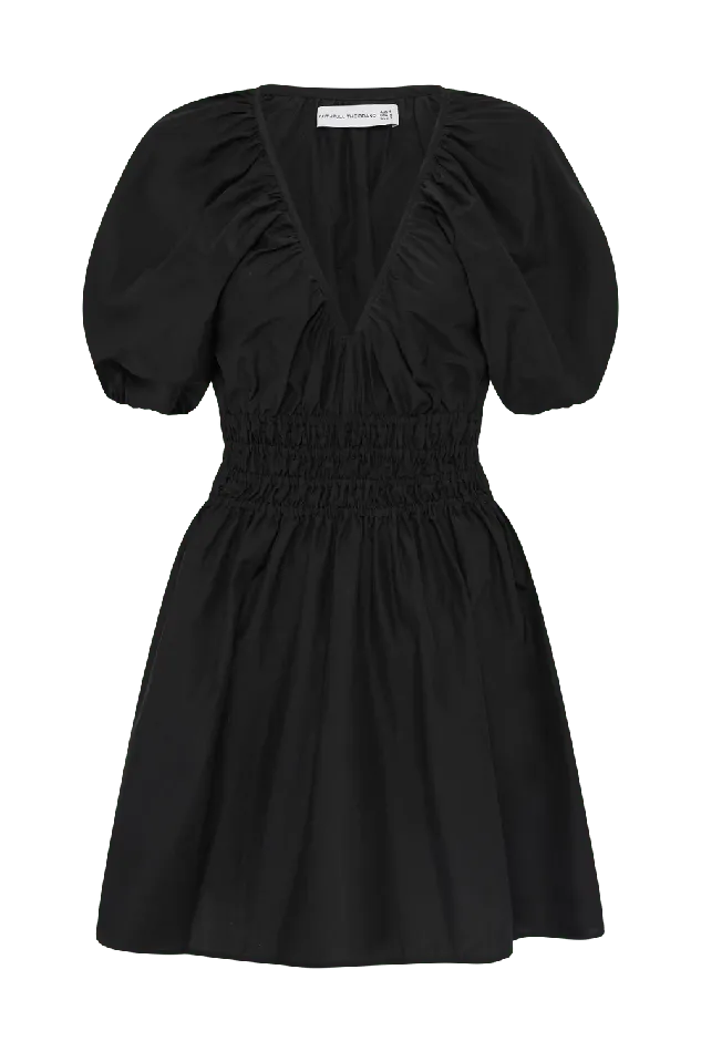 Women Salone Mini Dress Black Faithfull The Brand Dresses Women Salone Mini Dress Black Faithfull The Brand Dresses