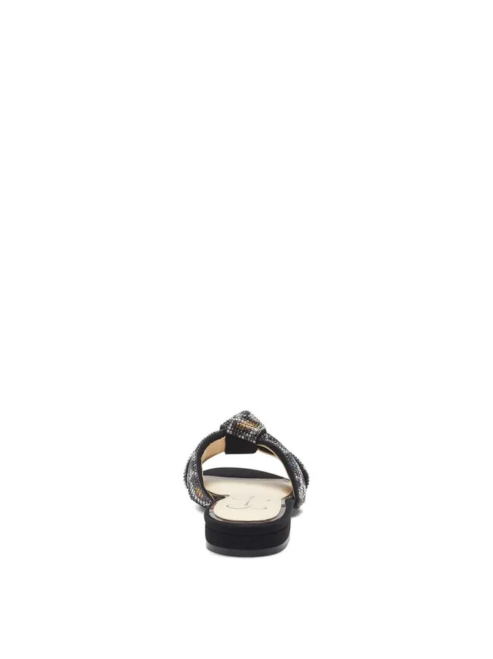 Women Sandals Jessica Simpson Alisen Sandal In Black and Rainbow Black And Rainbow