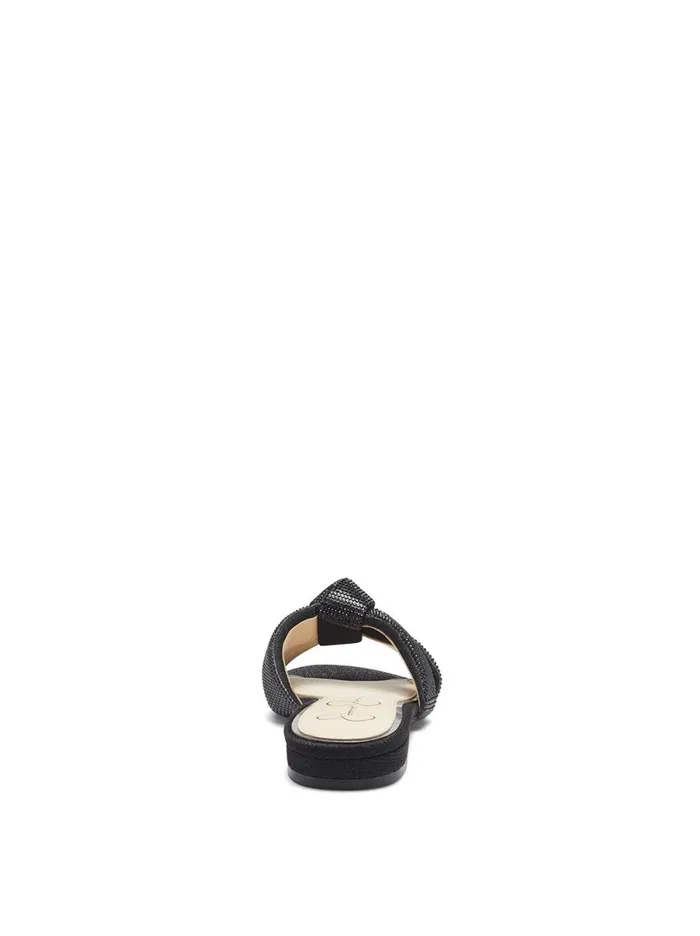 Women Sandals Jessica Simpson Alisen Sandal In Black Textured Black