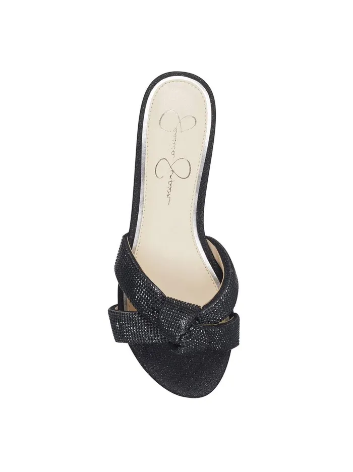Women Sandals Jessica Simpson Alisen Sandal In Black Textured Black