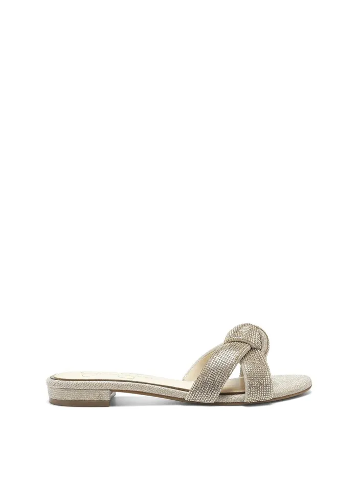 Women Sandals Jessica Simpson Alisen Sandal In Champagne Textured Champagne