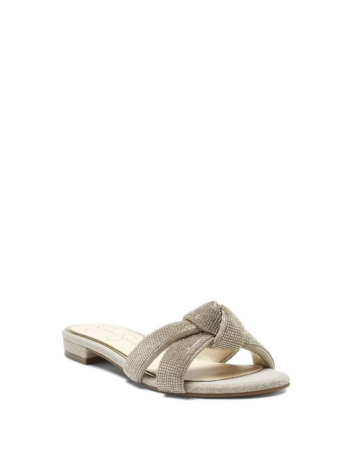 Women Sandals Jessica Simpson Alisen Sandal In Champagne Textured Champagne