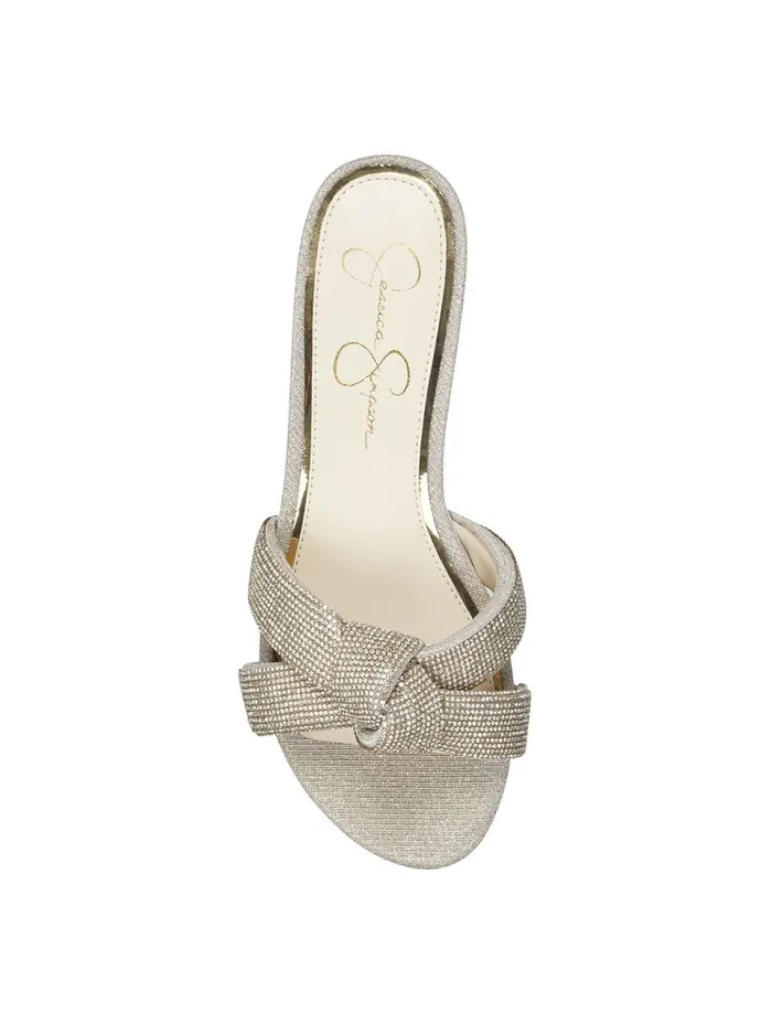 Women Sandals Jessica Simpson Alisen Sandal In Champagne Textured Champagne