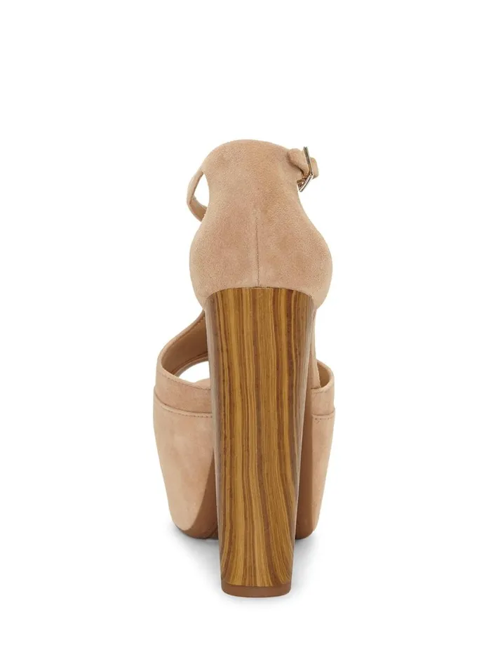 Women Sandals Jessica Simpson Dany TStrap Platform Sandal In Sand Sand
