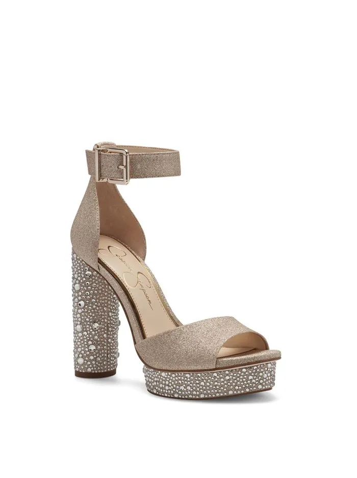 Women Sandals Jessica Simpson Everyn Platform Sandal In Champagne Champagne