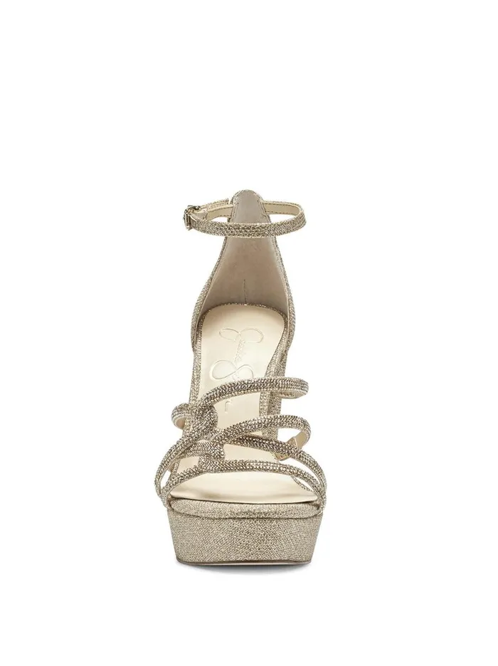 Women Sandals Jessica Simpson Ivee High Heel In Cosmo Gold Cosmo Gold