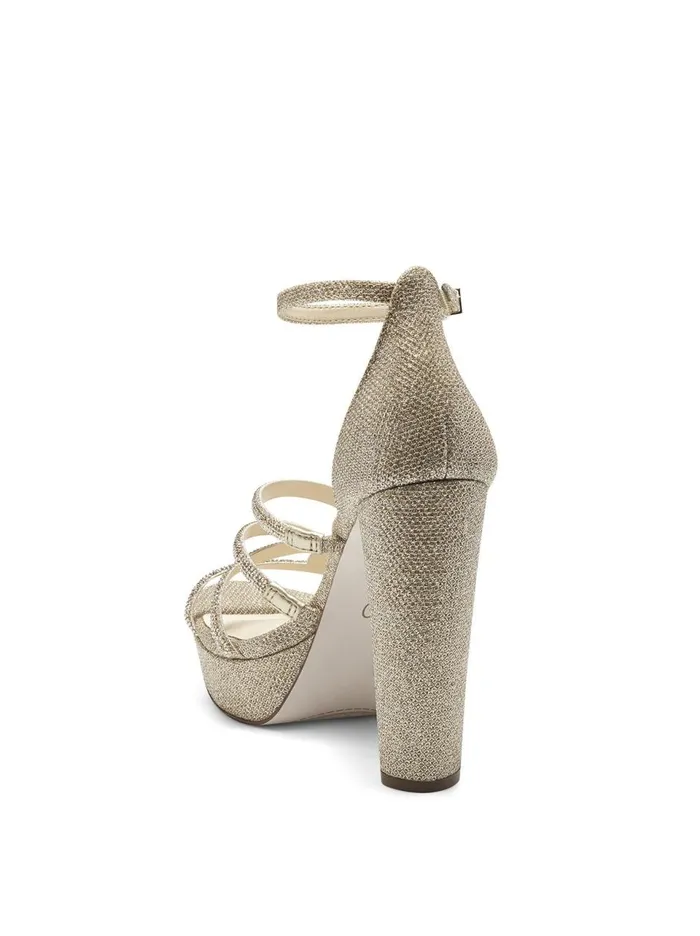 Women Sandals Jessica Simpson Ivee High Heel In Cosmo Gold Cosmo Gold