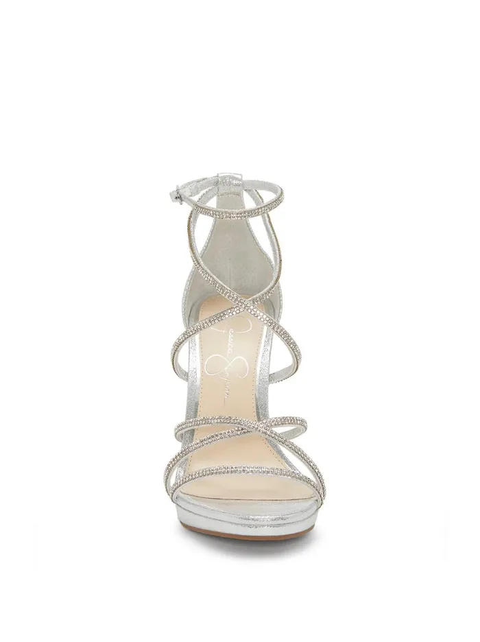 Women Sandals Jessica Simpson Jaeya Sandal In Platinum Platinum