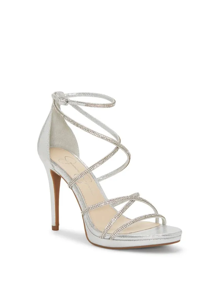 Women Sandals Jessica Simpson Jaeya Sandal In Platinum Platinum